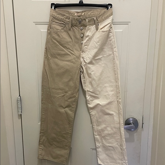 Levi's Denim - LEVI’S Two-Tone Beige and Cream Pants